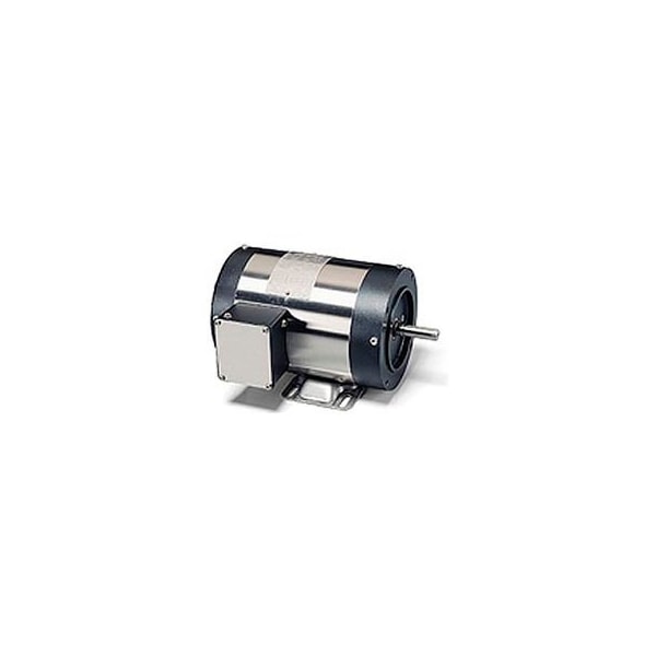 Leeson Motors Motor Washdown Motor-2HP, 208-220/460V, 1740RPM, TEFC, RIGID C, 1.15 SF, 84 Eff. 121913 - main